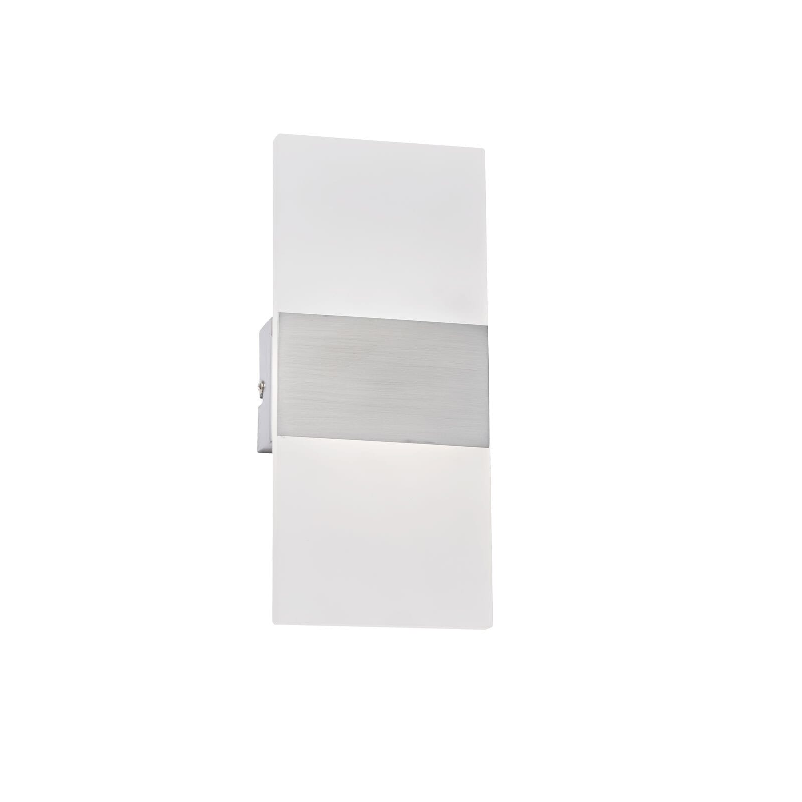 FISCHER & HONSEL LED Wandleuchte FODER nickelfarbig