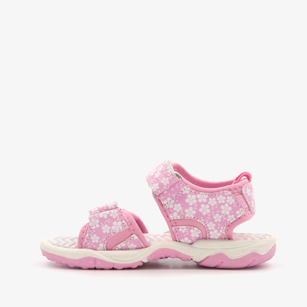 Blue Box meisjes sandalen roze met bloemenprint