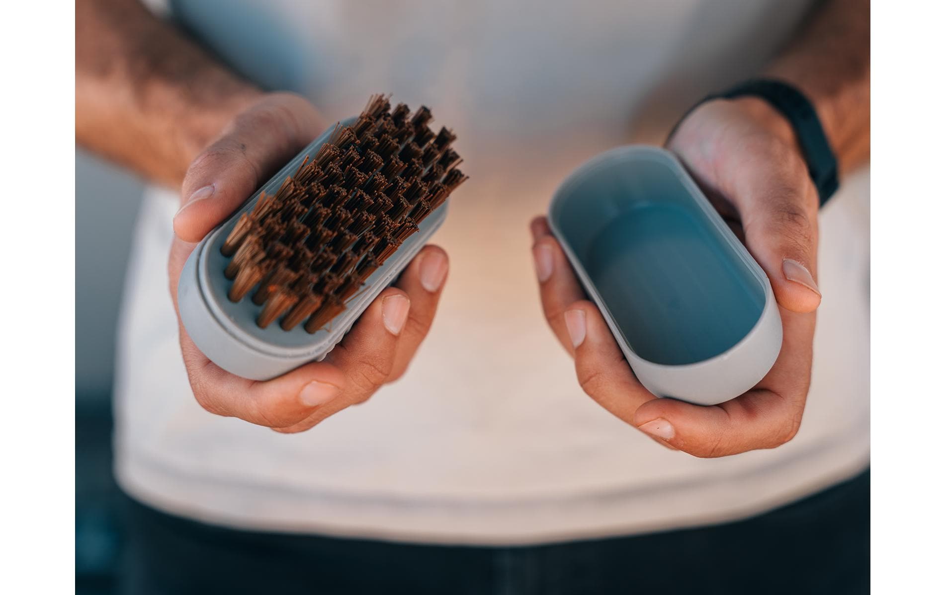 Grillbürste Soft Soak brushBürste mit Aufbewahrungskassette