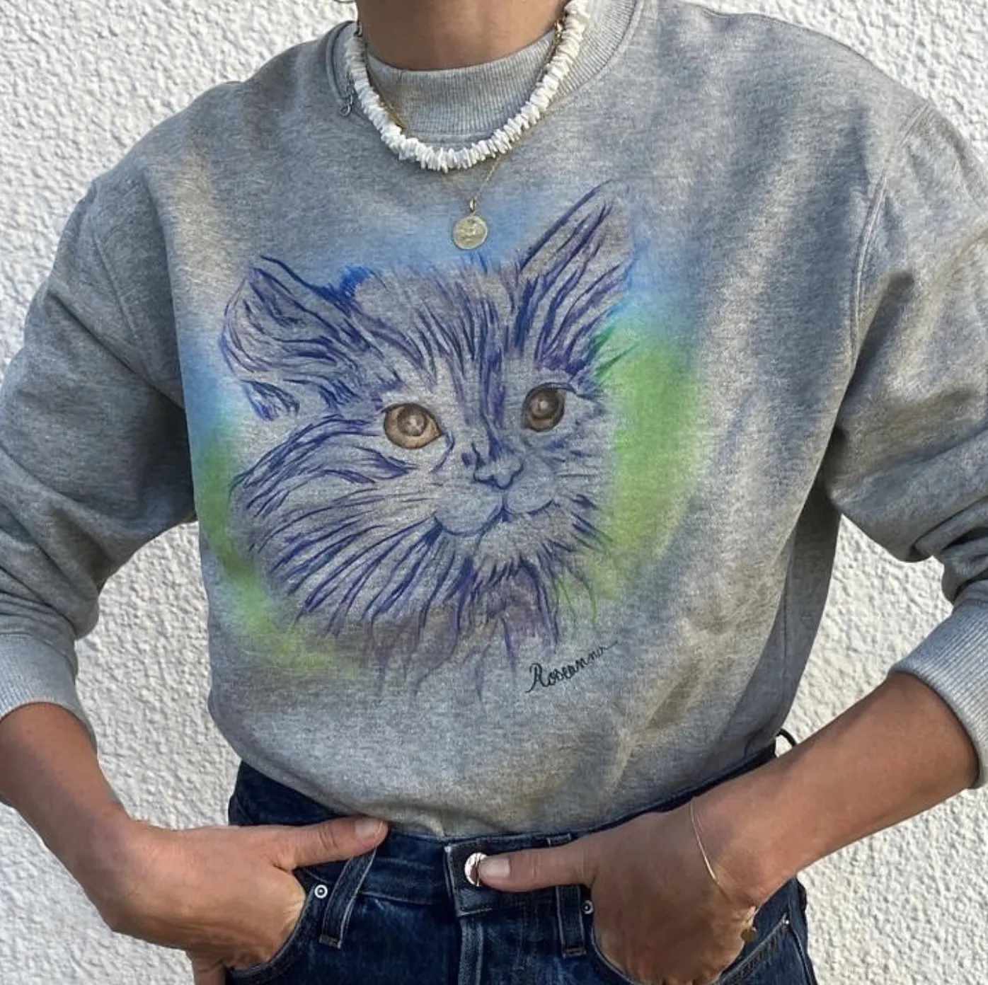 Sweatshirt Louis Cat Roseanna