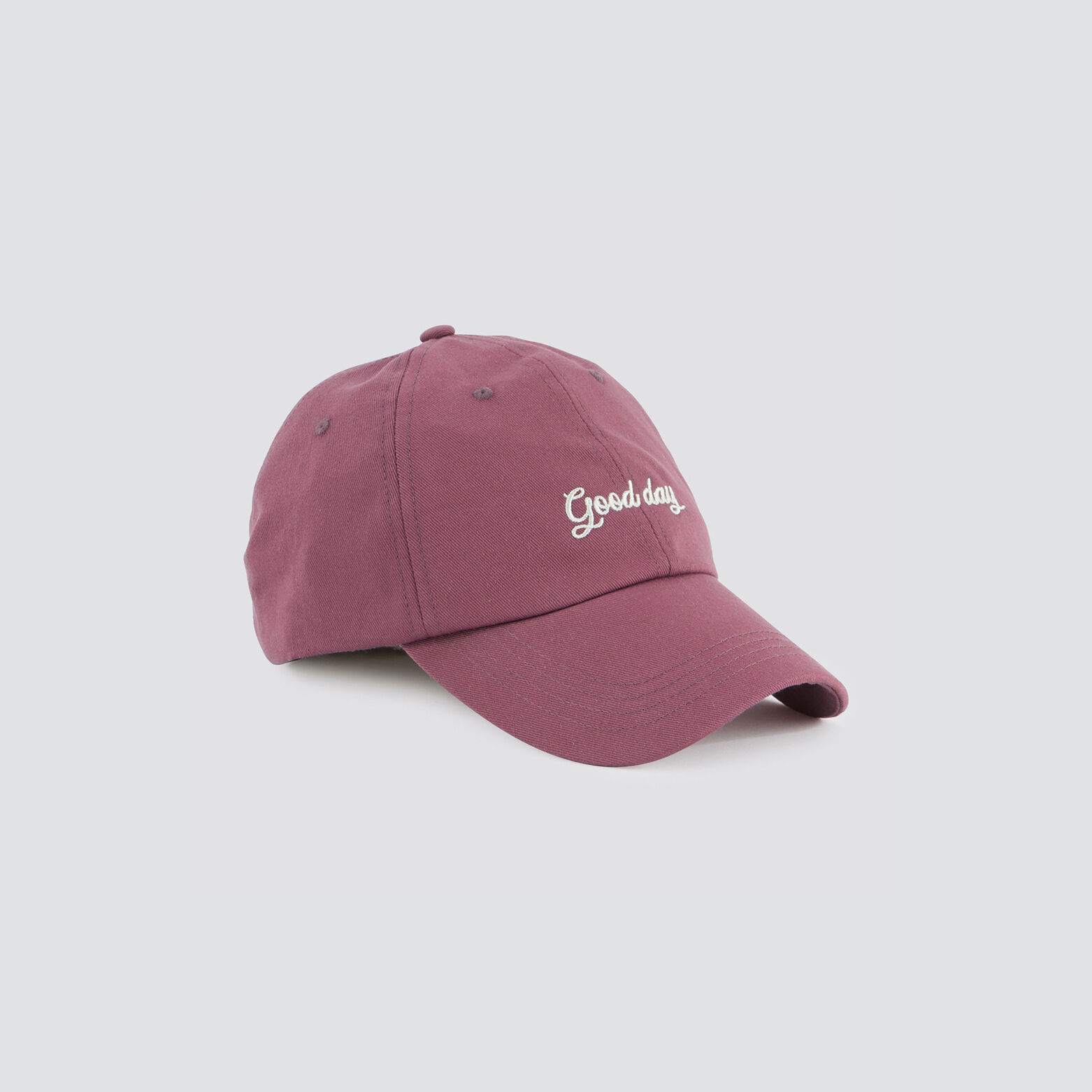 Casquette brodée Violet