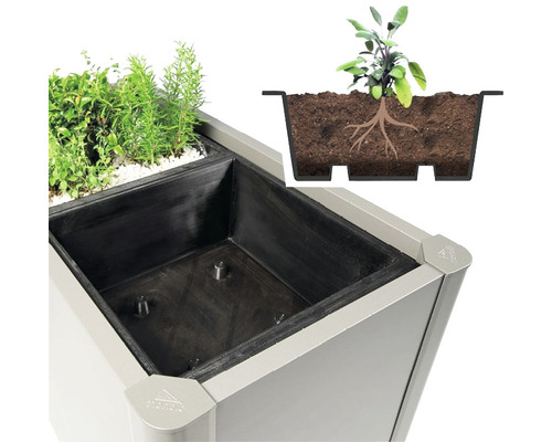 Biohort Belvedere plantbedinzetstuk, 3 stuks, 50 x 50 cm