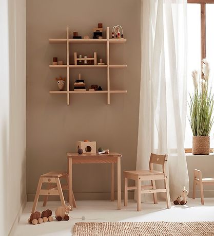 Kids Concept Regal - 70x70 cm - Saga Blonde - Holz