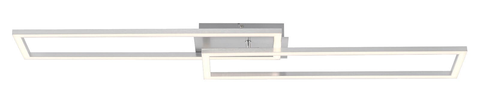 JUST LIGHT LED Deckenlampe IVEN 19,8 x 101,6 cm stahlfarbig