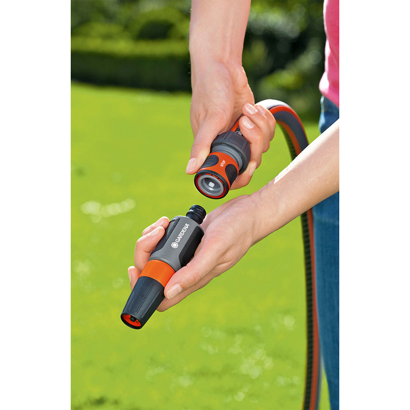 Gardena slangstuk met waterstop 19mm (3/4