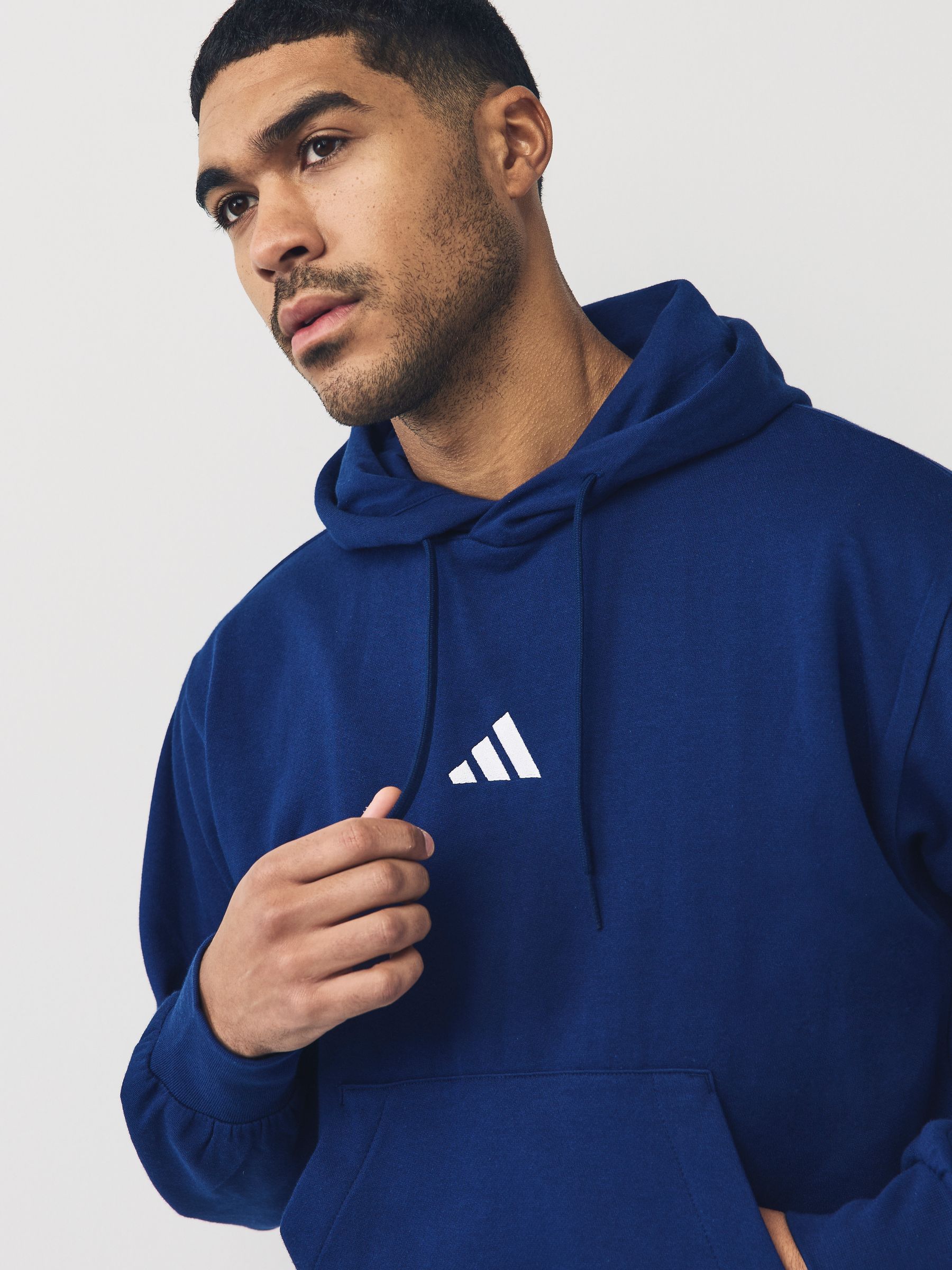 Marineblauw - adidas hoodie