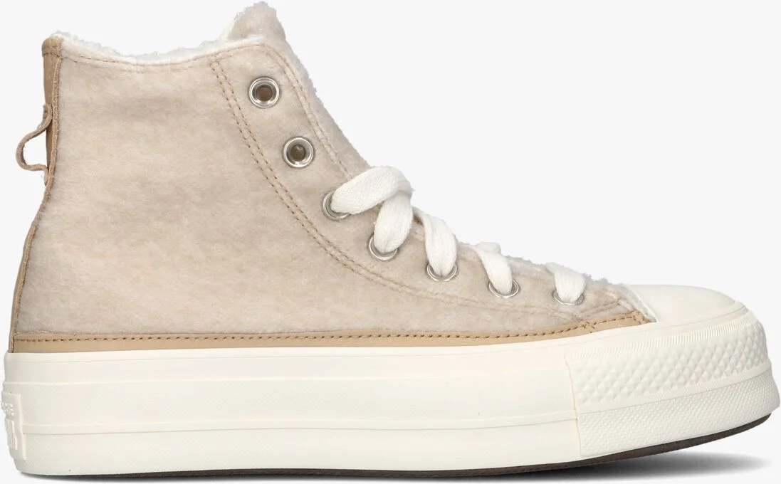 CONVERSE beige converse hoge sneaker chuck taylor all star lift