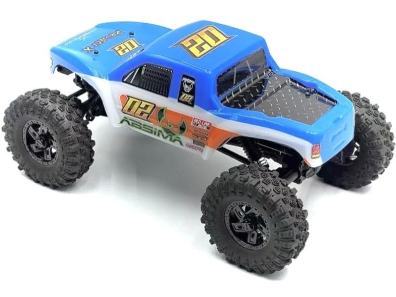 Absima Rock Racer The Goat, Blau 1:18, RTR Brushless Rock Crawler im 1:18 Masstab