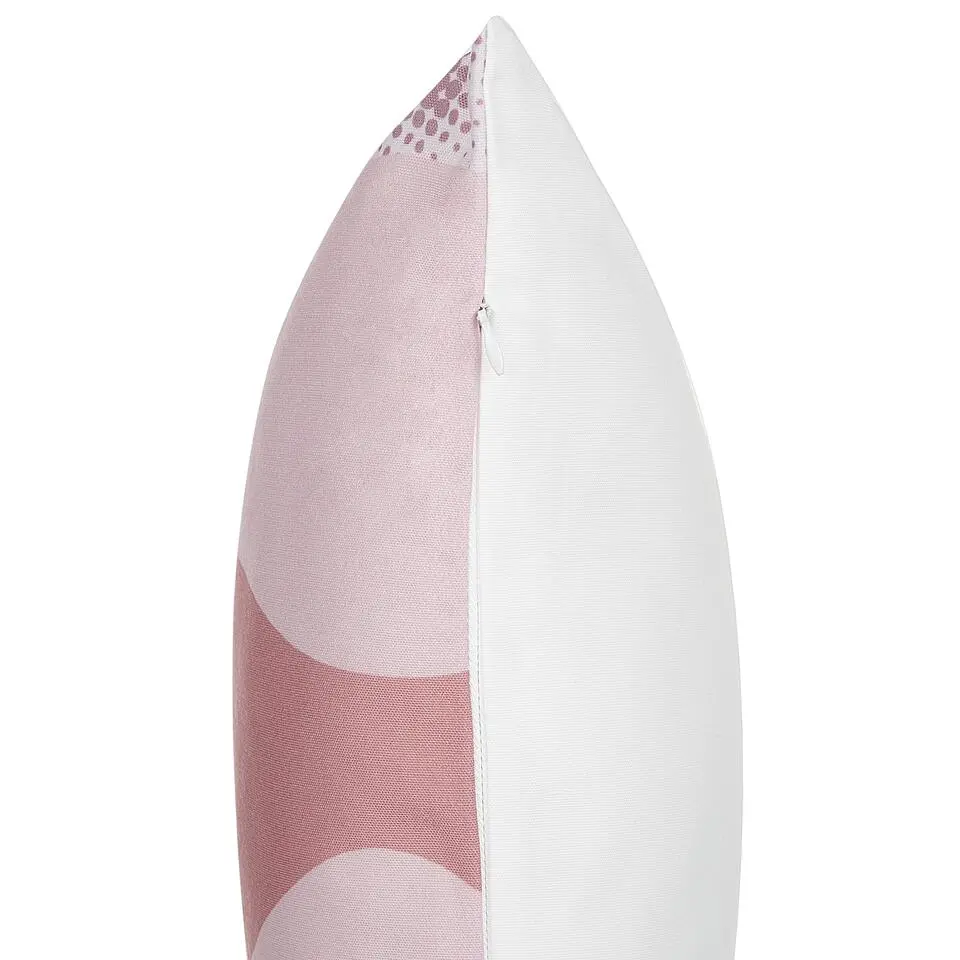 CAMPEI - Tuinkussen set van 2 - Roze - 45 x 45 cm - Polyester