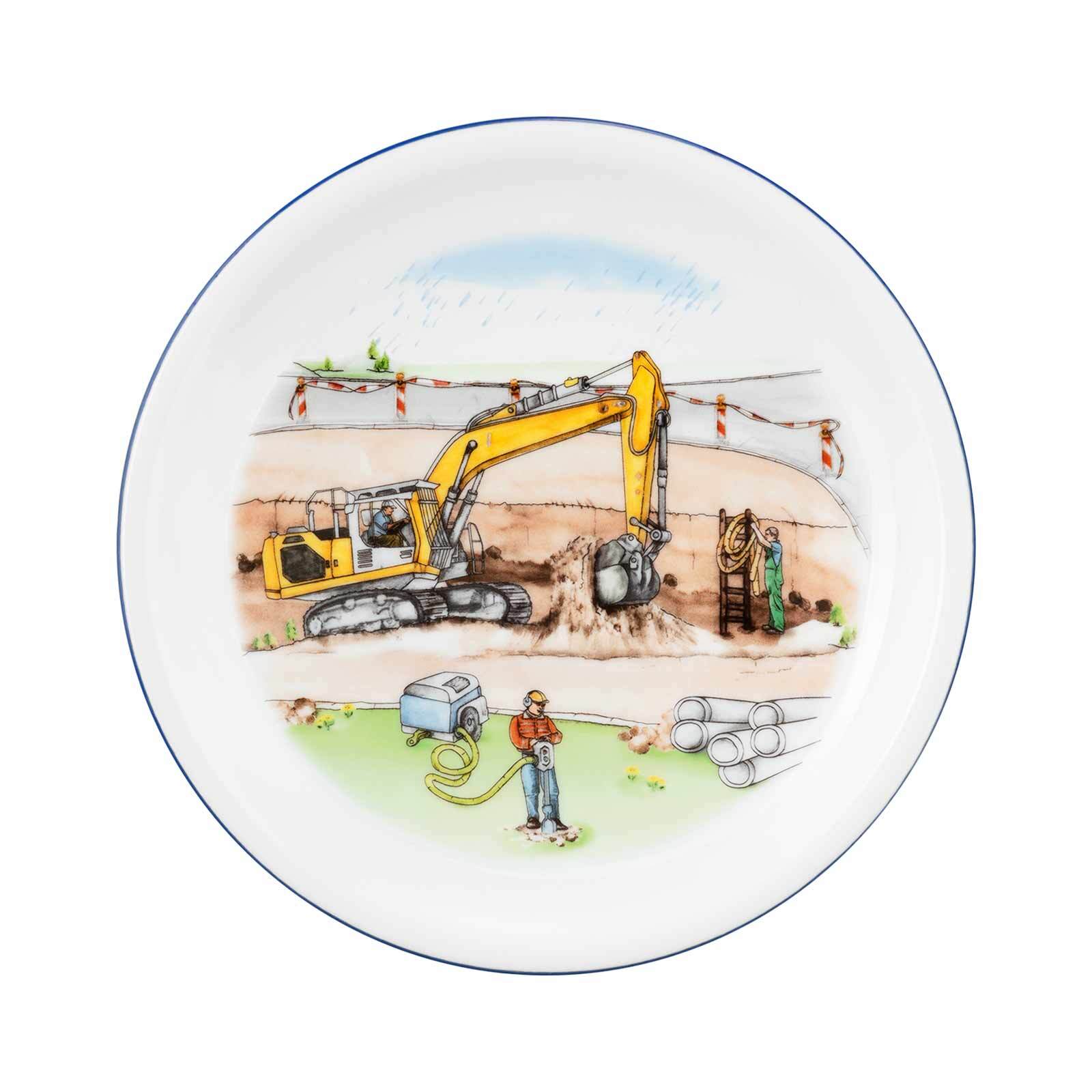 Seltmann Weiden Kindergeschirr Set Compact Auf der Baustelle