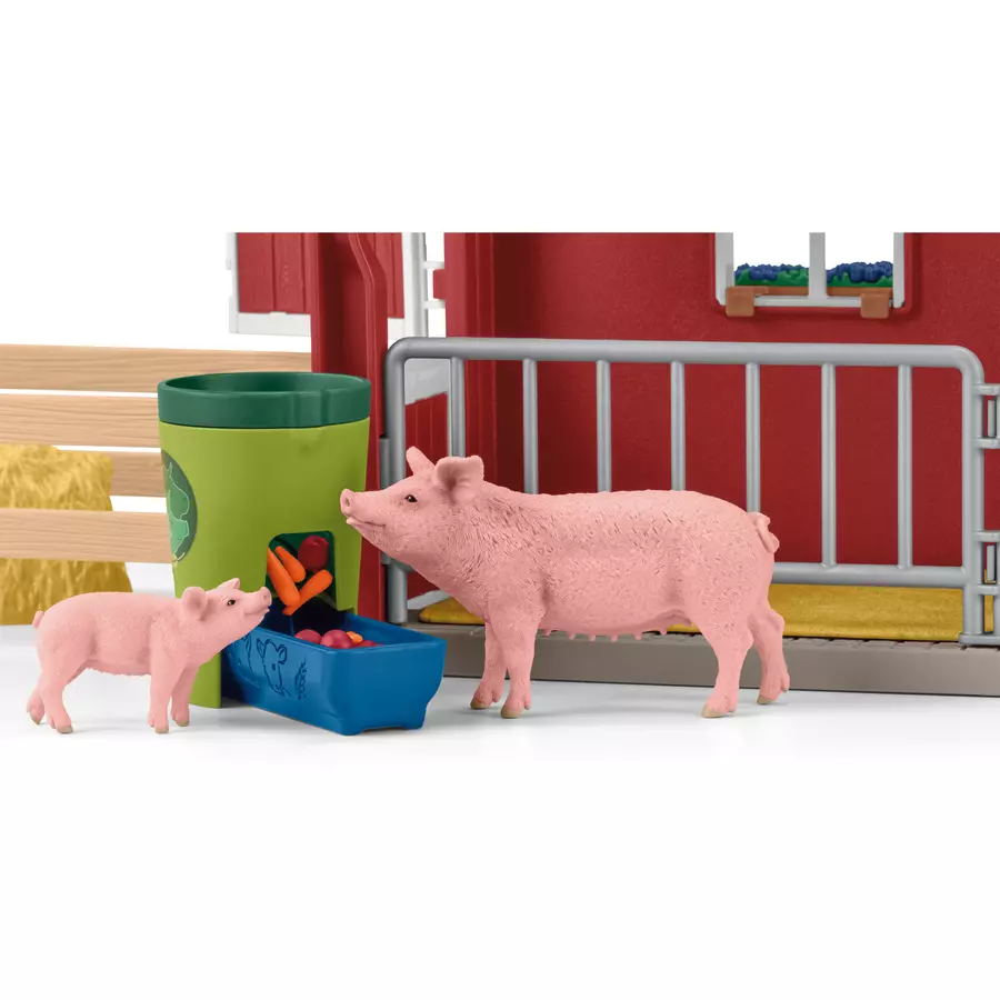 schleich® Farm World Große Farm mit Tieren und Zubehör 42606