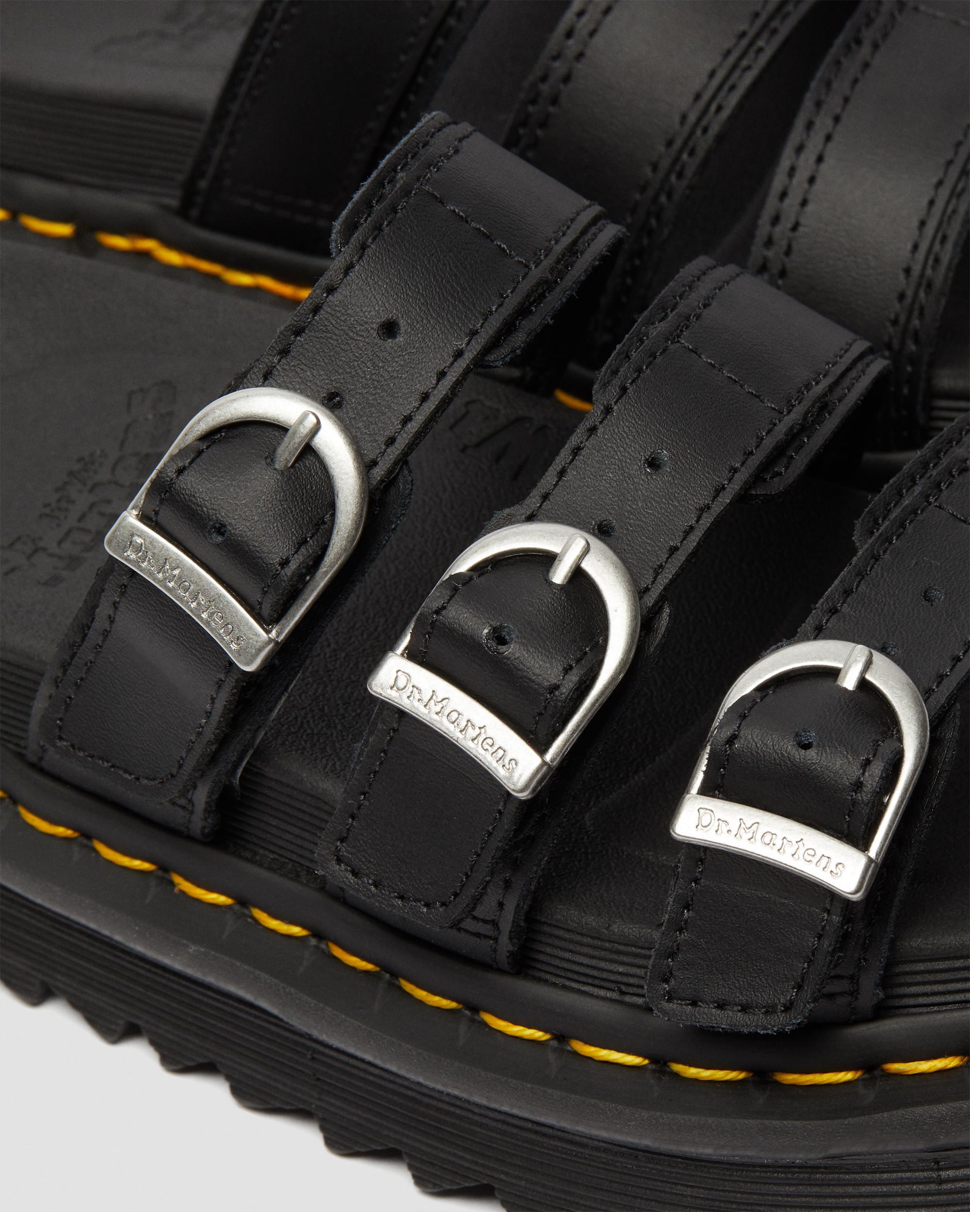 Blaire Leather Slide Sandals
