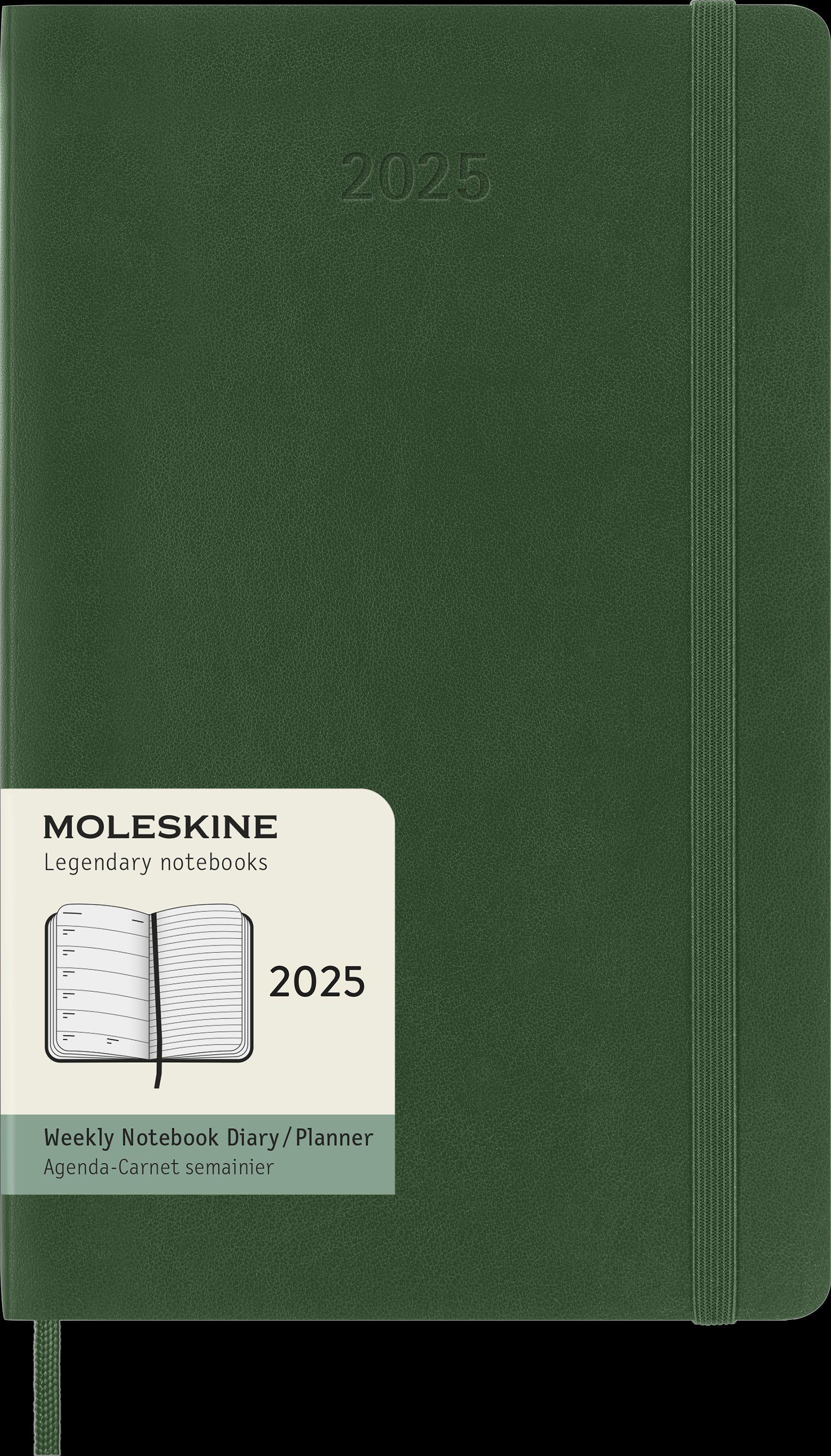 Moleskine 12 Monate Wochen Notizkalender 2025, Large/A5