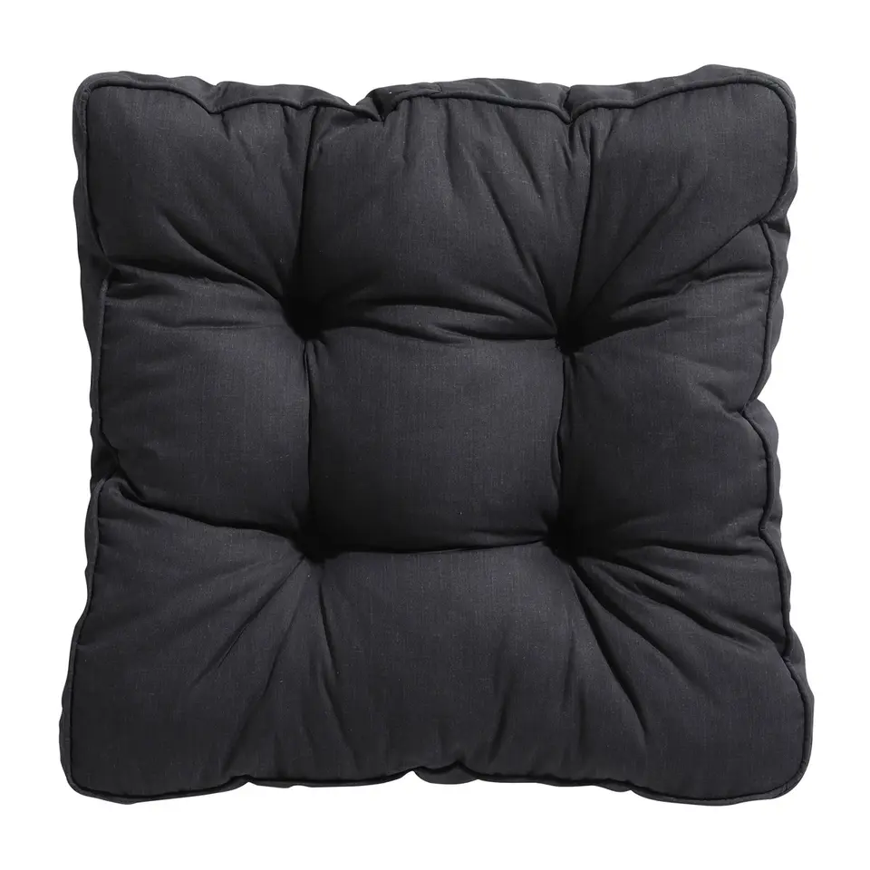 Madison - Zitkussen Florance Basic black - Ca. 47x47 cm - Set van 4