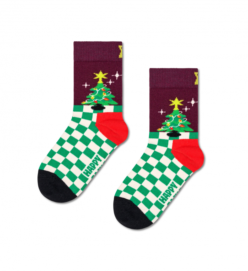 Happy Socks Kids Christmas Tree Sock Socken in Mehrfarbig