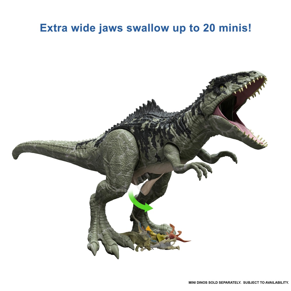 Jurassic World Dominion: Superkolossale Giganotosaurus-Dinosaurierfigur (35,5 cm)