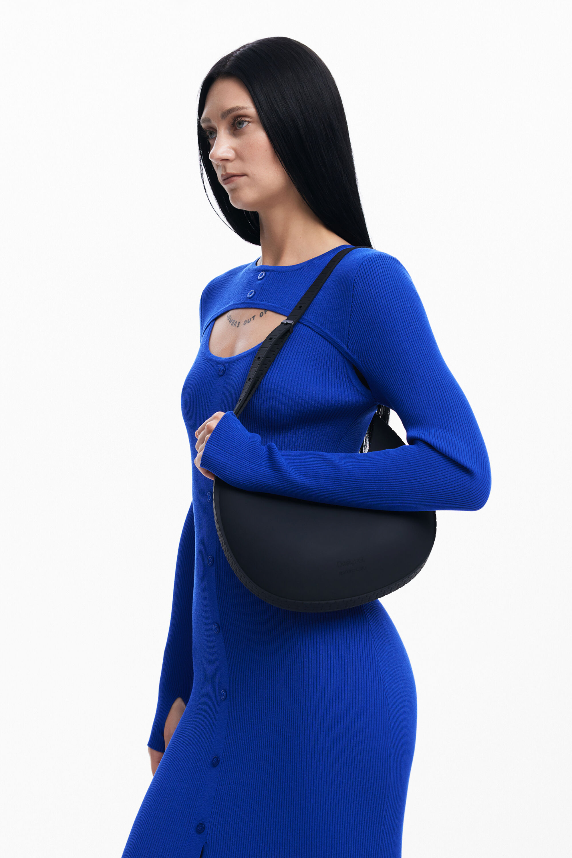 Vestido recortado Maitrepierre