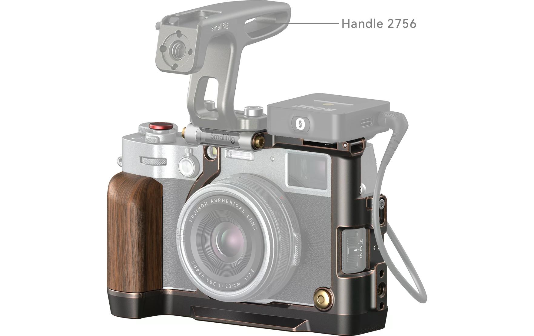 Cage «Retro» für FUJIFILM X100VI<br>Bietet eine schützende Panzerung und verbessert die Funktionalität der Kamera