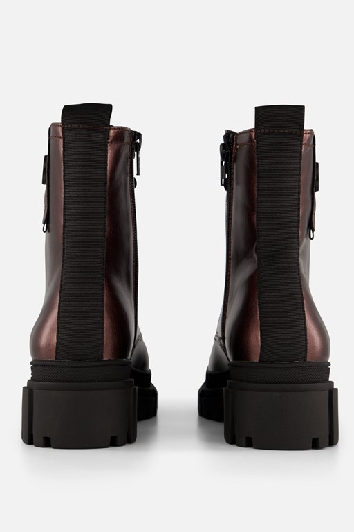 S.Oliver Vegan veterboots bruin Synthetisch