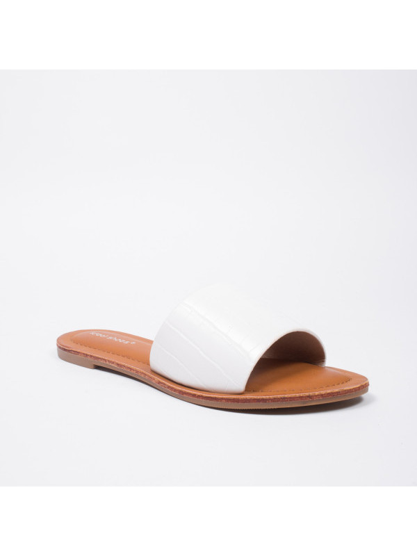 Nu-pieds Ines Blanches