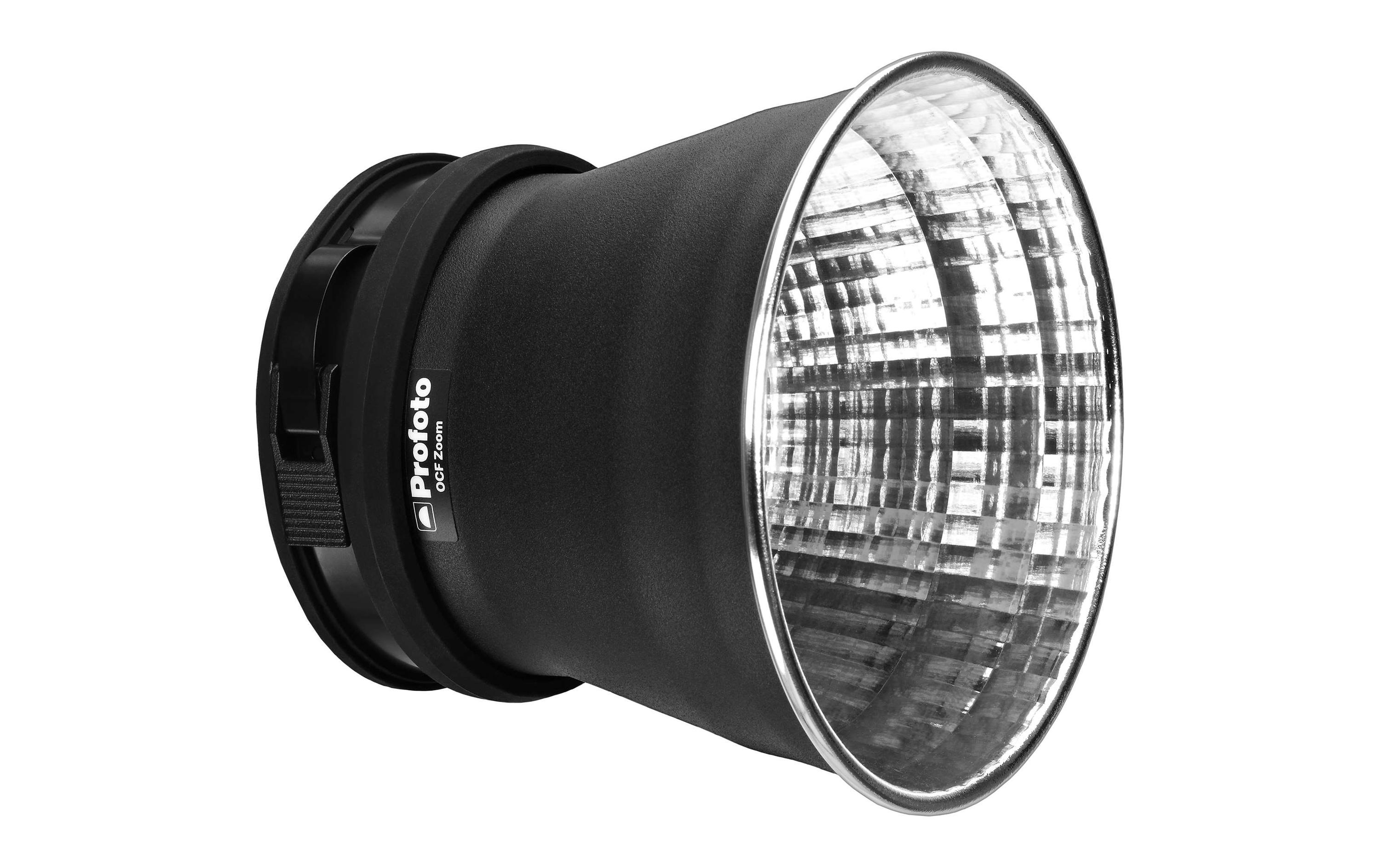 Reflektor OCF Zoom<br>Mehr Power für unsere Lichtquellen mit flacher Front