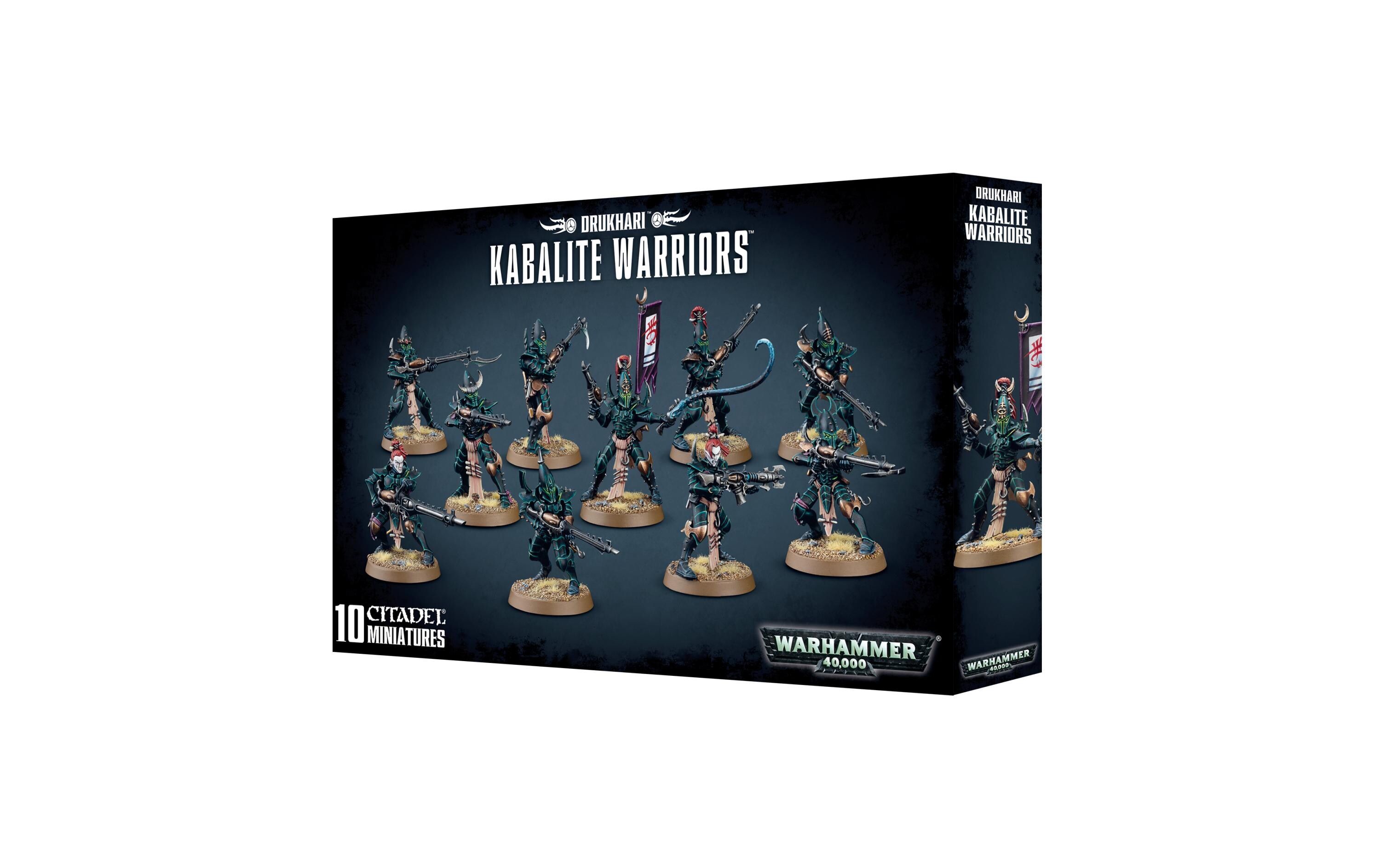 Figur Warhammer 40.000 Drukhari Kabalite WarriorsWarhammer Miniaturen Bausatz