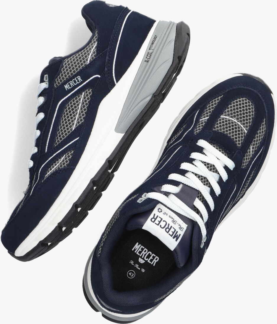 MERCER AMSTERDAM blauwe mercer amsterdam lage sneakers the re-run v2 men