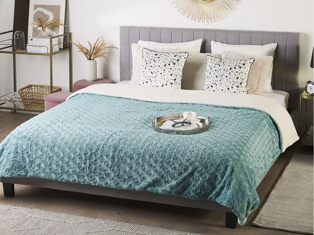 Couvre-lits KANDILLI 200 x 220 cm Vert clair