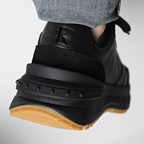 Baskets Chunky Runner Vintage Tongue 0633 Triple Black