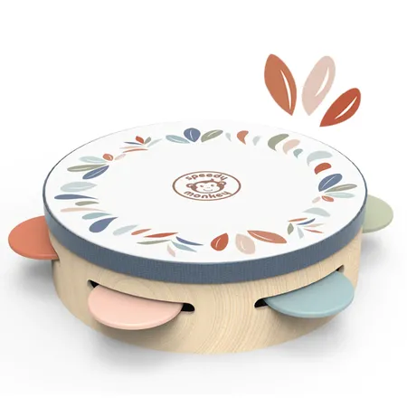 Speedy Monkey Tamburin 17,7x17,7x4,5cm