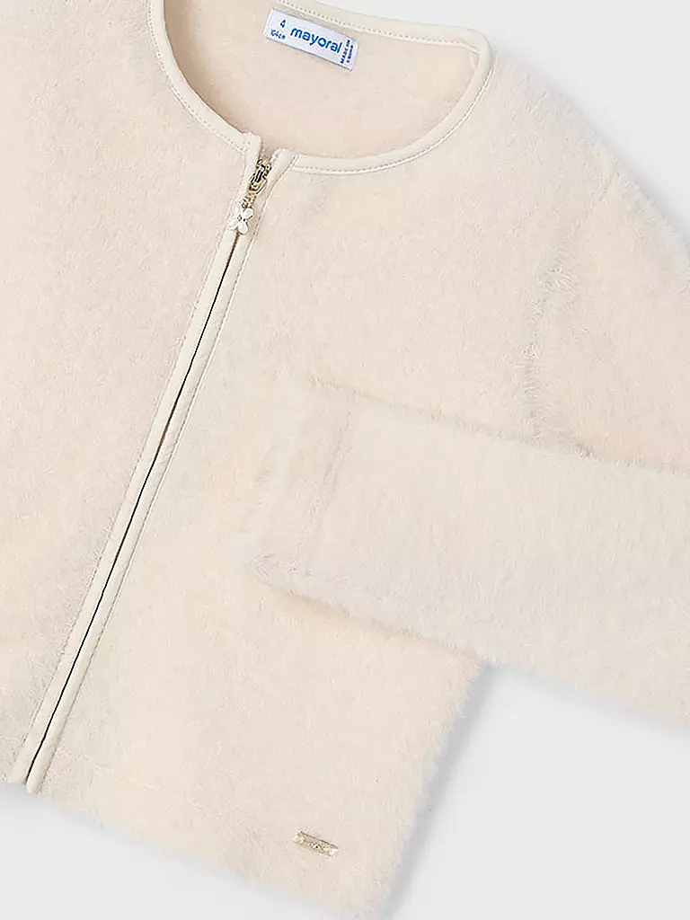 MAYORAL Mädchen Strickjacke creme