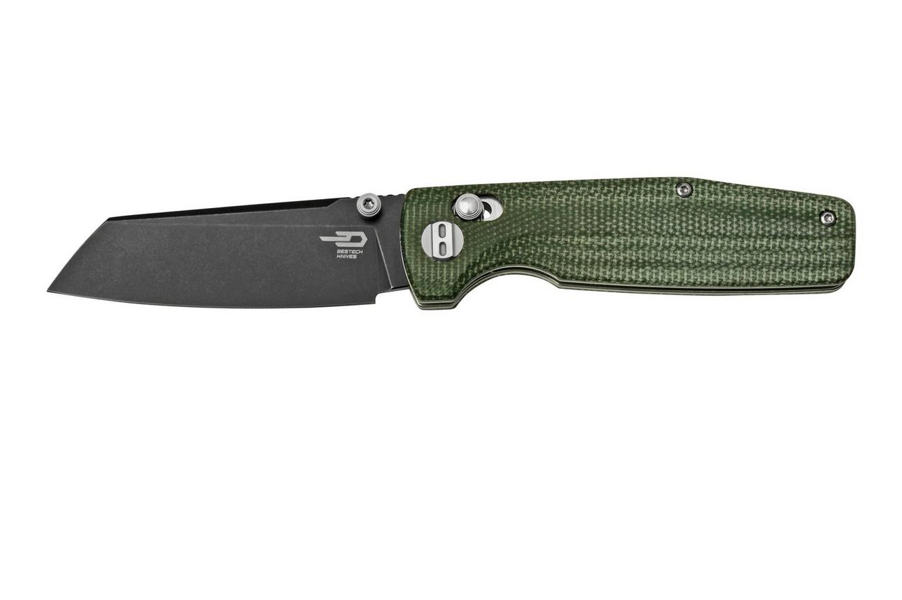 Bestech Slasher BG43B-2 Green Micarta, zakmes