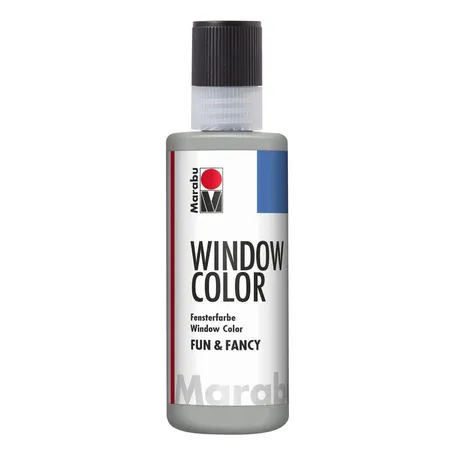 Marabu Window Color fun & fancy silber, 80 ml