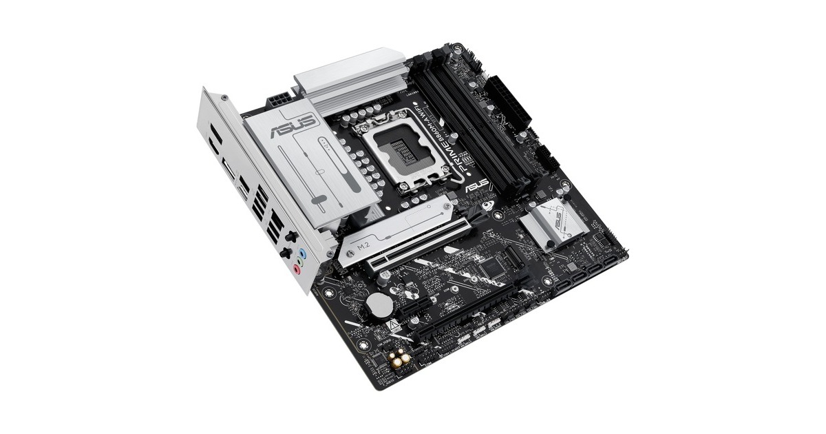 ASUSPRIME B860M-A WIFI socket 1851 moederbord  (RAID, 2.5 Gb-LAN, Wi-Fi 6E, BT, Sound, µATX)