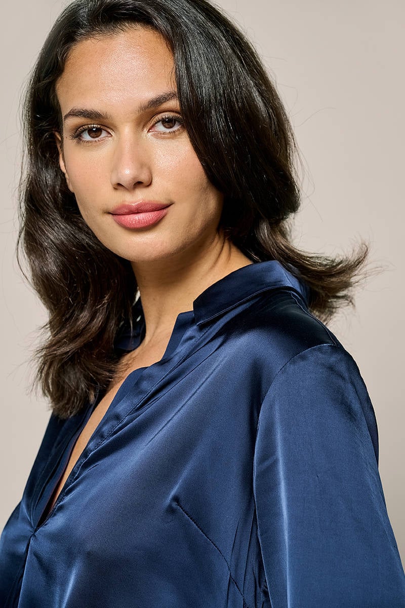 Mart Visser blouse Ezra marine