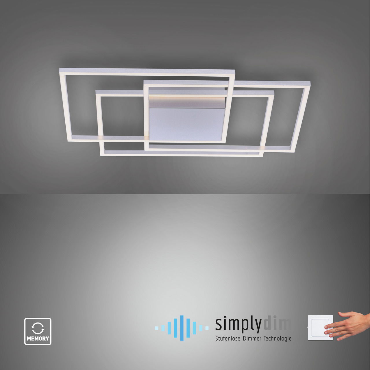 Just Light LED-Deckenleuchte  INIGO