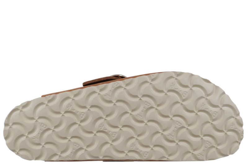 BIRKENSTOCK BOSTON BIG BUCKLE LUKKET SLENTERS I COGNACFARVET OLIERET SKIND