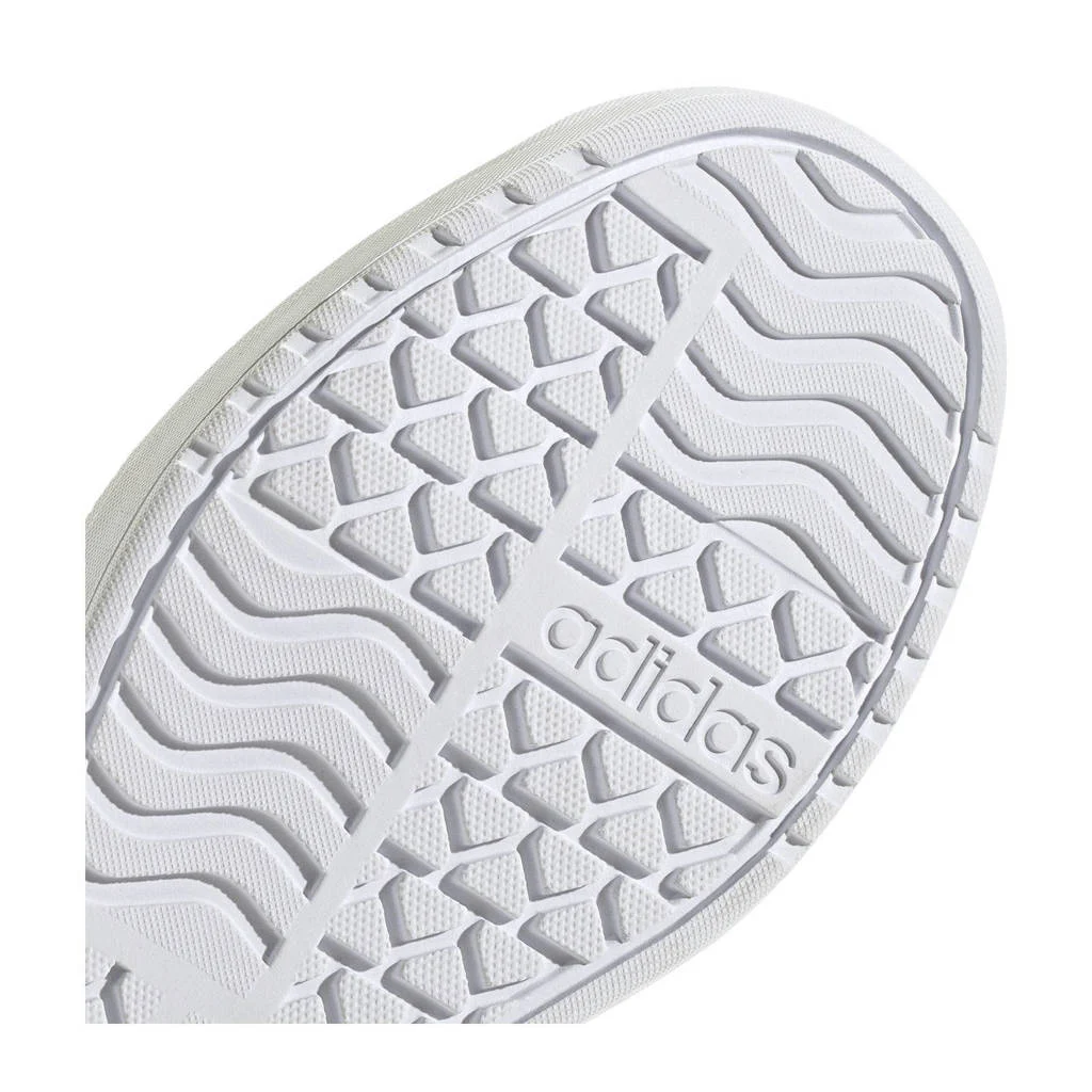 adidas VL Court Bold suède sneakers zwart/wit
