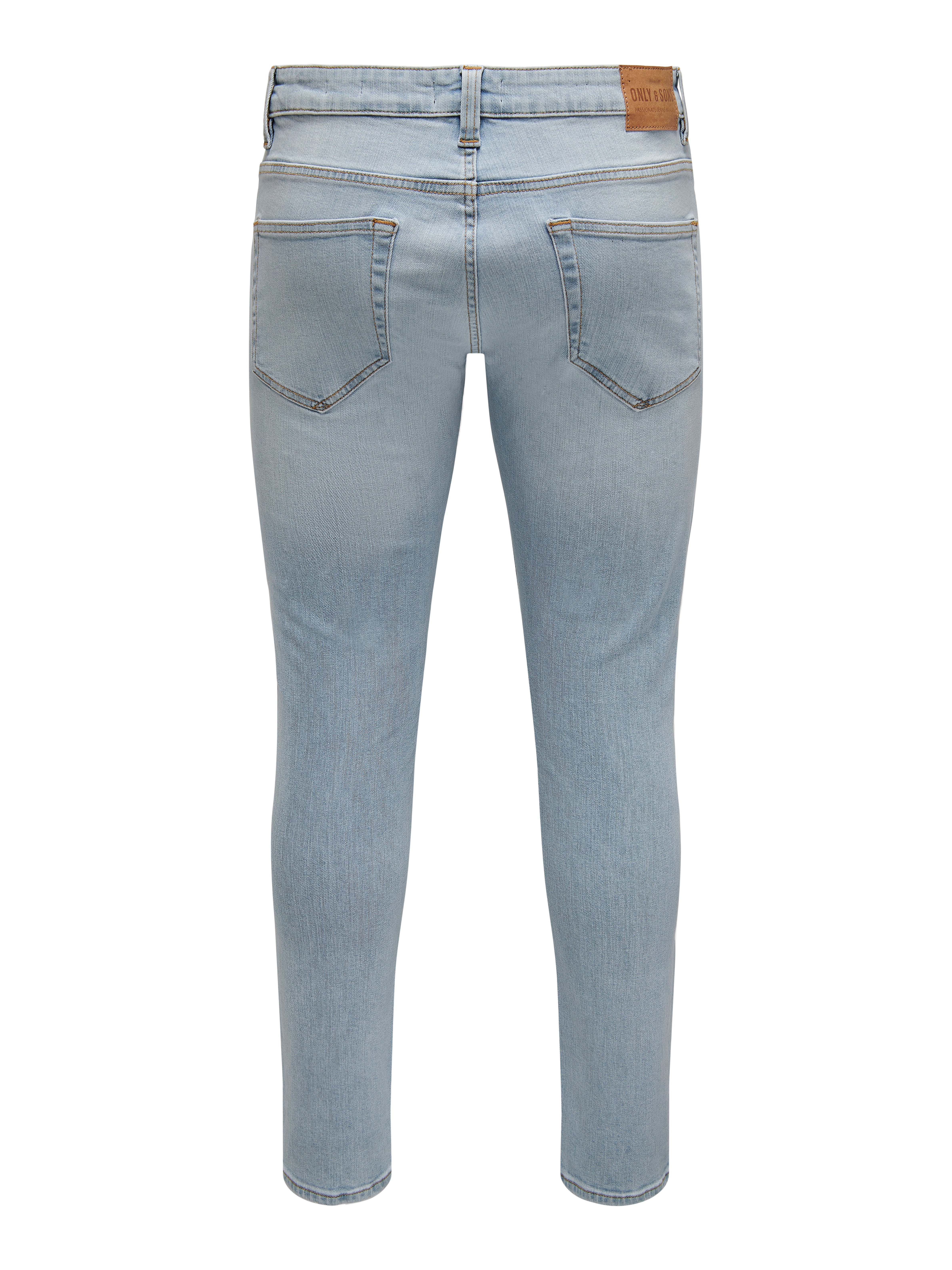-ONSLOOM Mittlere Taille Slim Fit Jeans Light Blue Denim