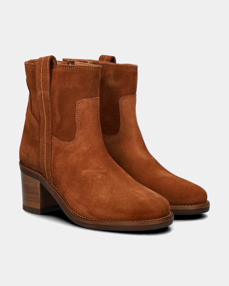 Nelson Rits- & gesloten boots  - cognac