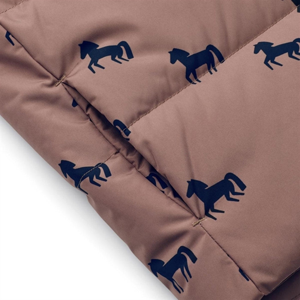 Palle Puffer Dunjakke Horses / Dark Rosetta