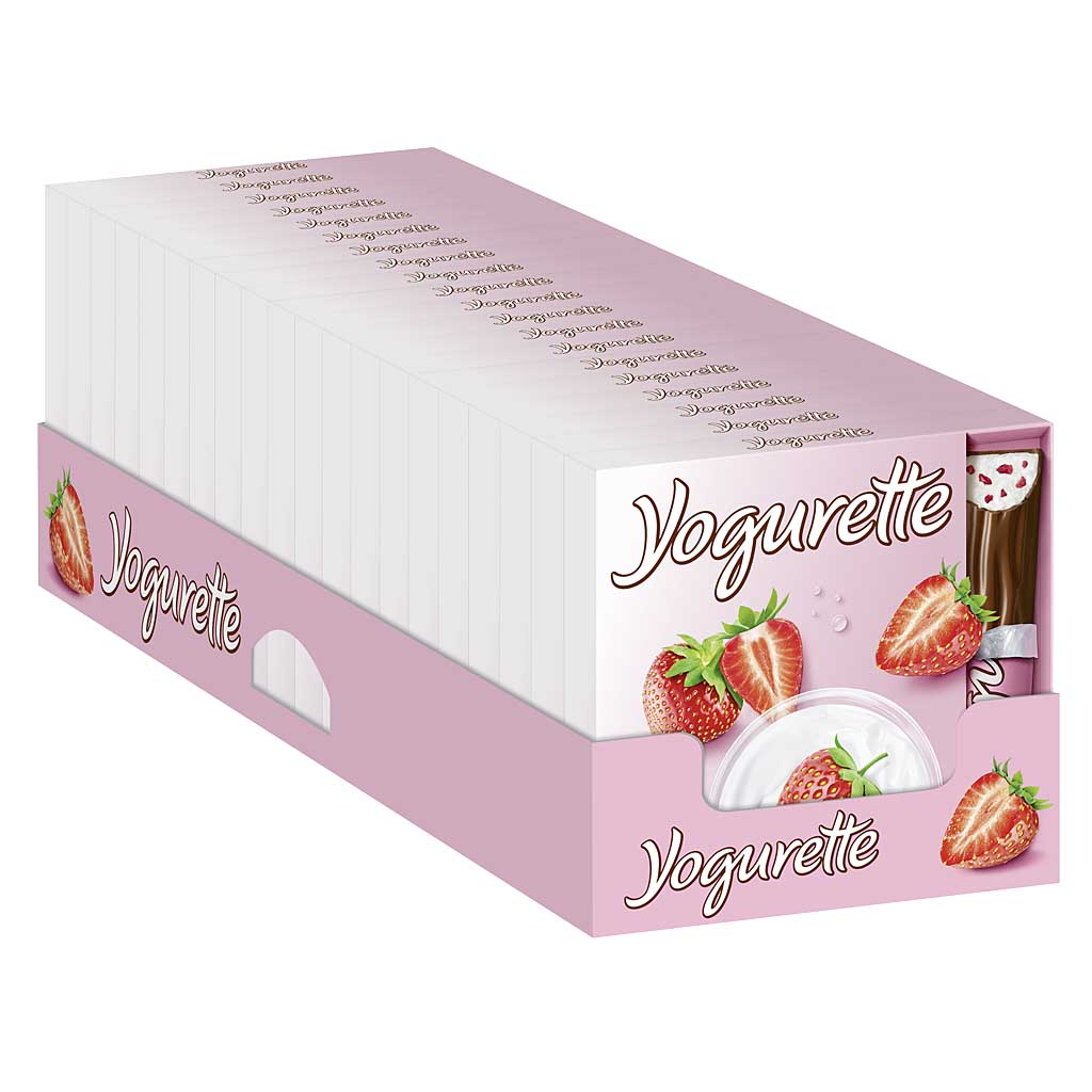 Yogurette 4 Riegel Pack 20x 50g=1000g MHD:12.5.25