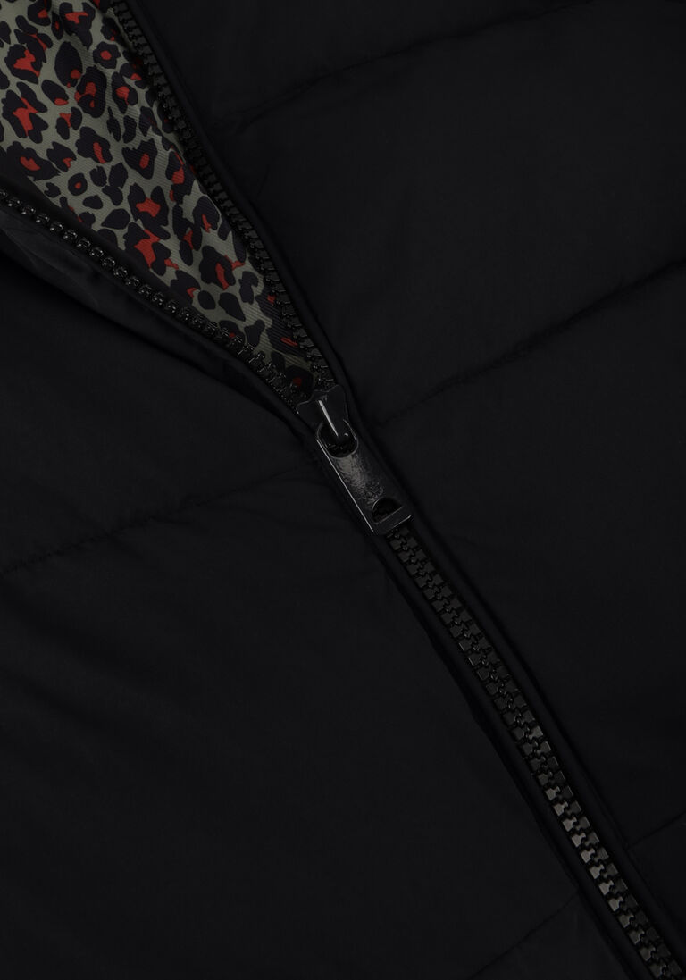 SCOTCH & SODA zwarte scotch & soda gewatteerde jas water repellent long length puffer coat