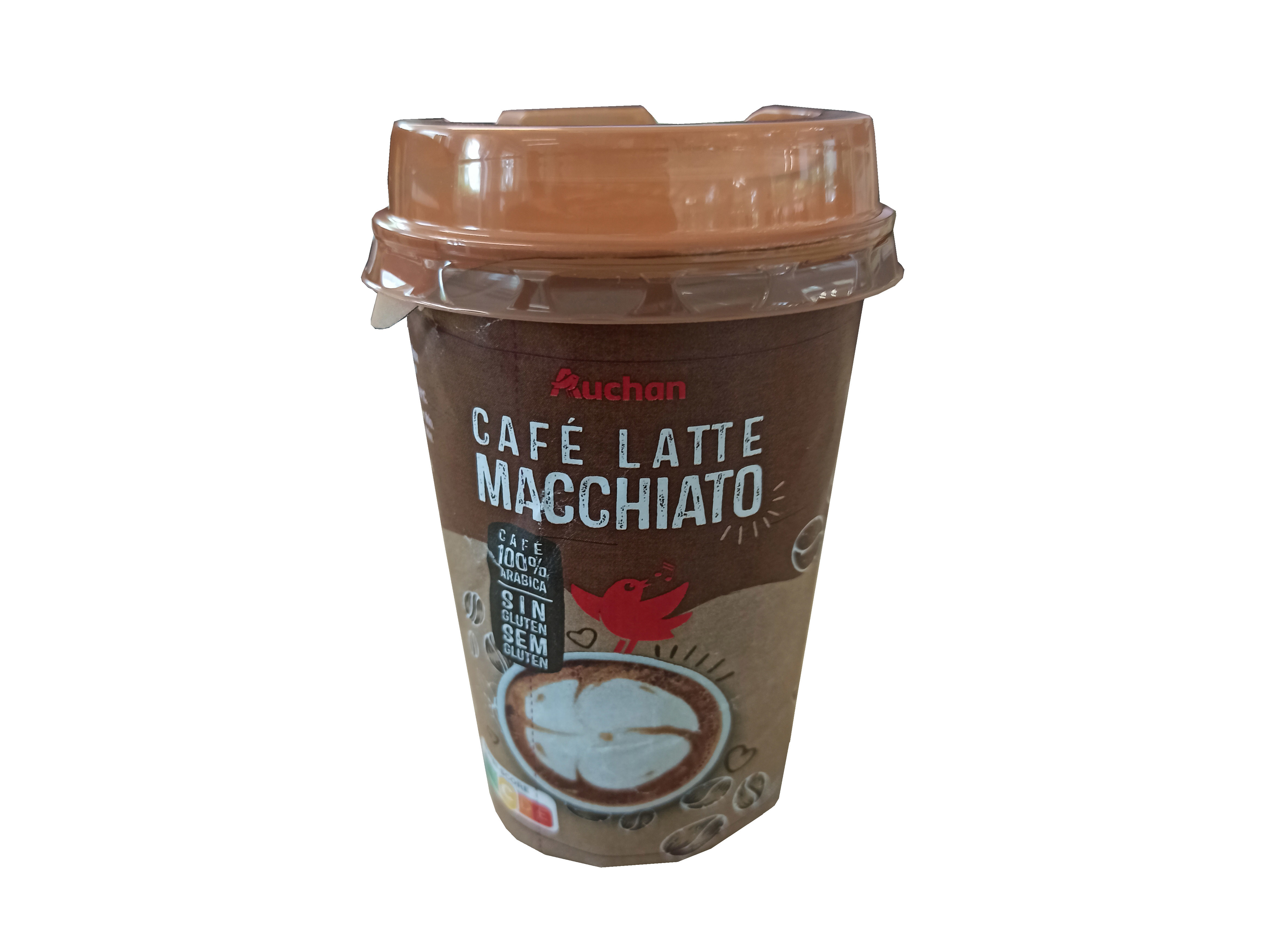 CAFE AUCHAN LATTE MACCHIATO SEM GLÚTEN 250ML
