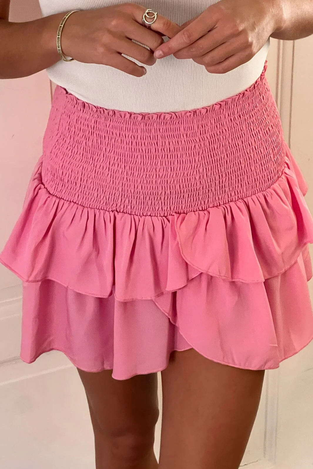 Neo Noir Carin R Skirt pink