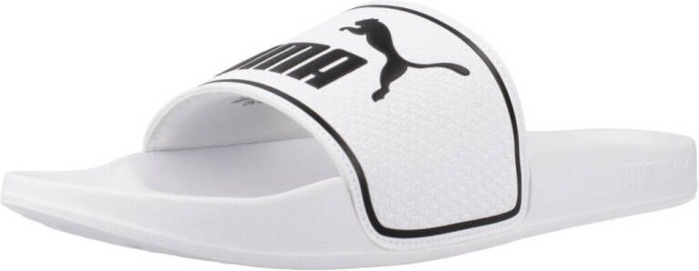 Puma Leadcat 2 0 2.0 badslippers wit zwart Rubber Logo 40.5