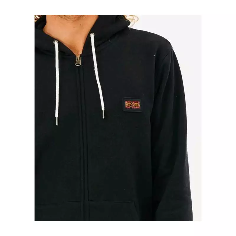 Sweat zippé RIPCURL Surf Revival Fade Zip Thru Black M