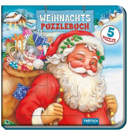 Trötsch Puzzlebuch Weihnachtsmann