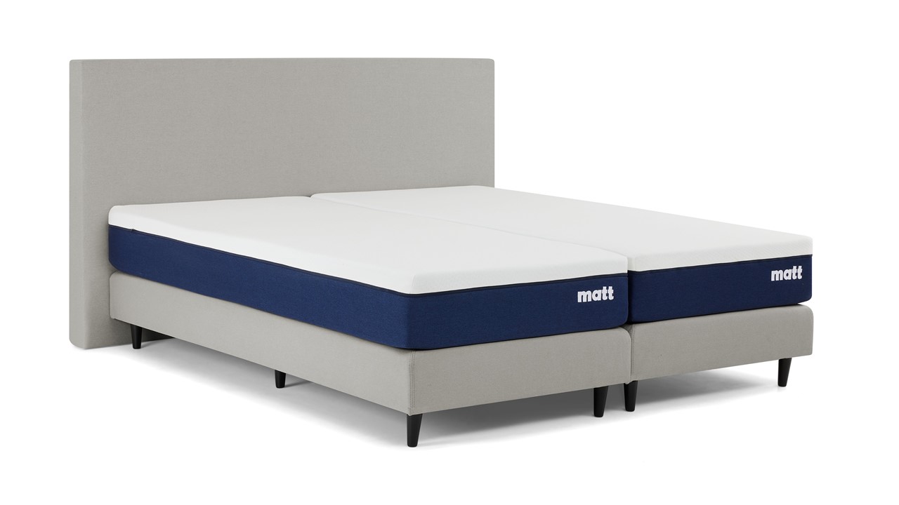 Matt Sleeps Boxspring Original met matras Matt grijs