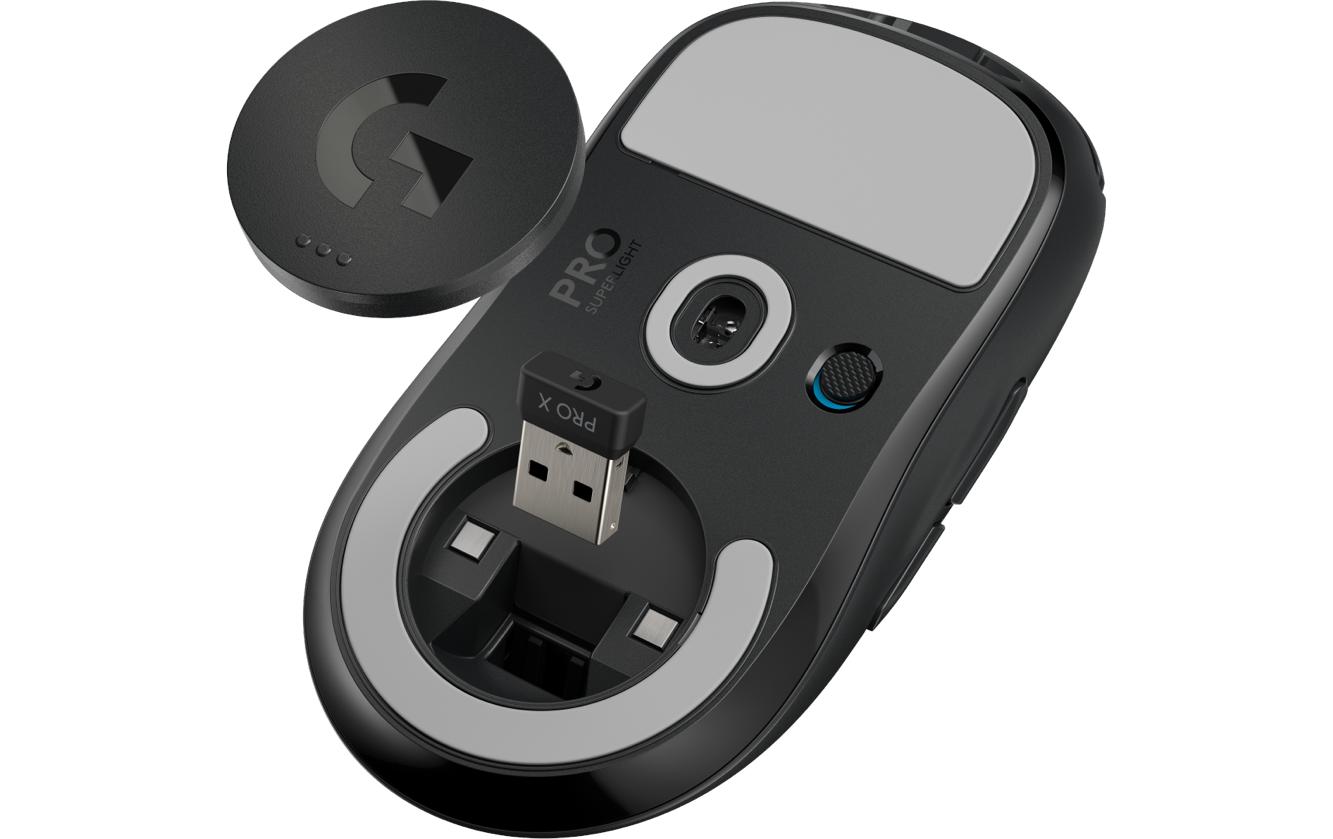 Gaming-Maus Pro X Superlight SchwarzExtrem leichte Gaming-Maus mit leistungsvoller Performance